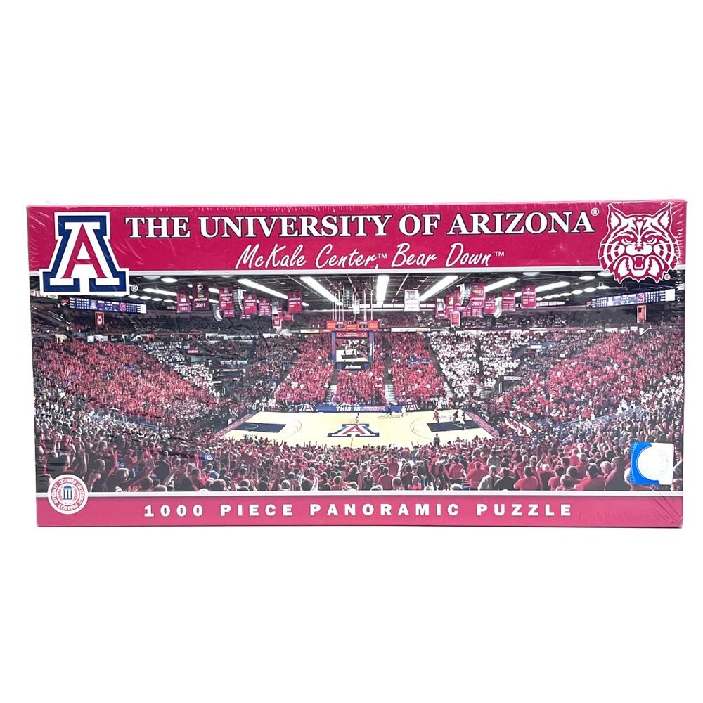The University Of Arizona Wildcats McKale Center 1000 Piece Panoramic Puzzle New